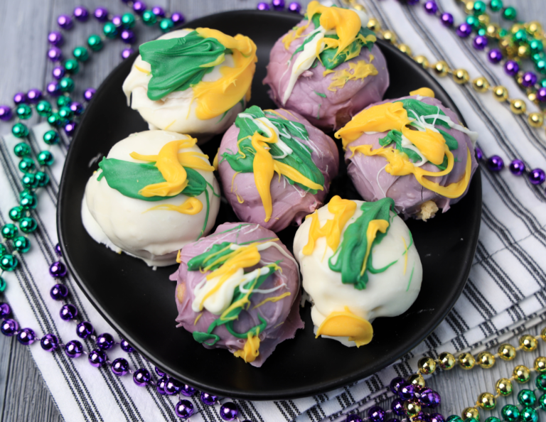 Mardi Gras Oreo Balls (Pretty Candy Dessert)