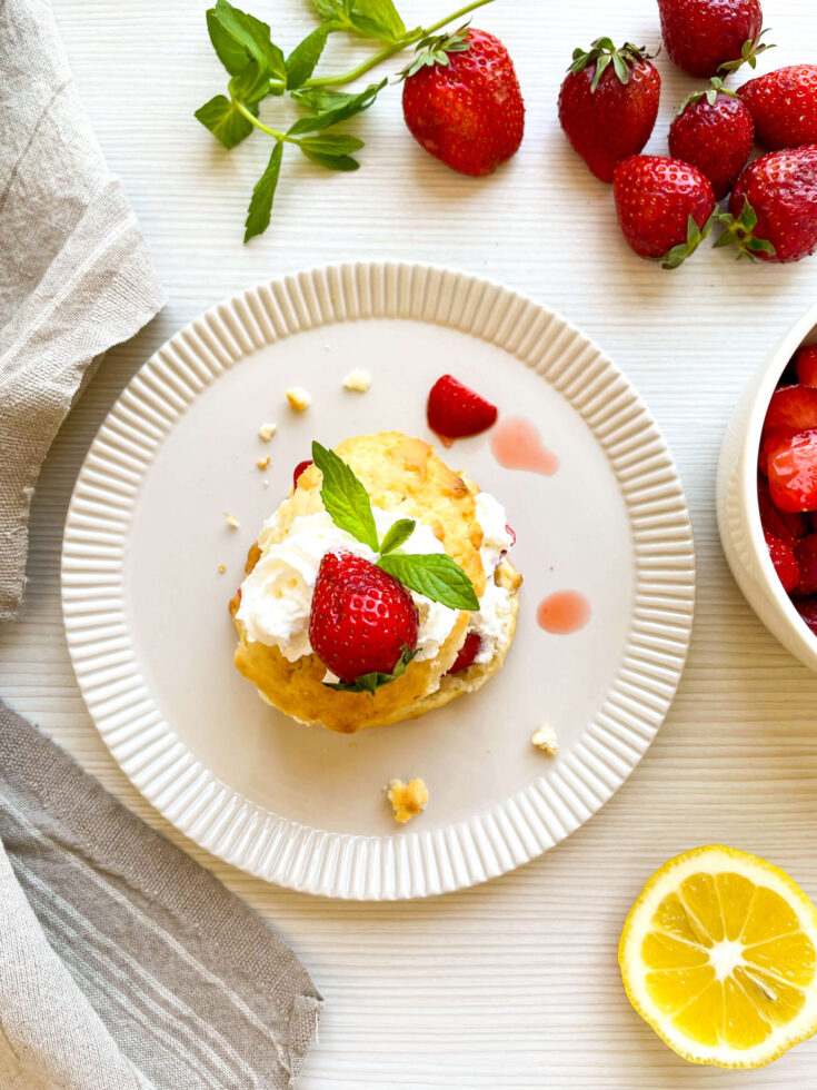 Lemon Strawberry Shortcake