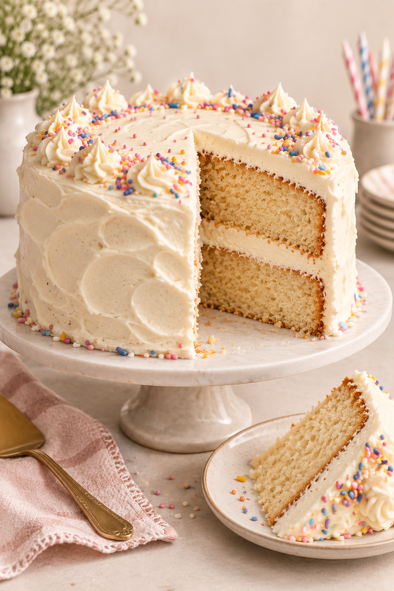 Sugar-Free Birthday Cake (Moist and Delicious)